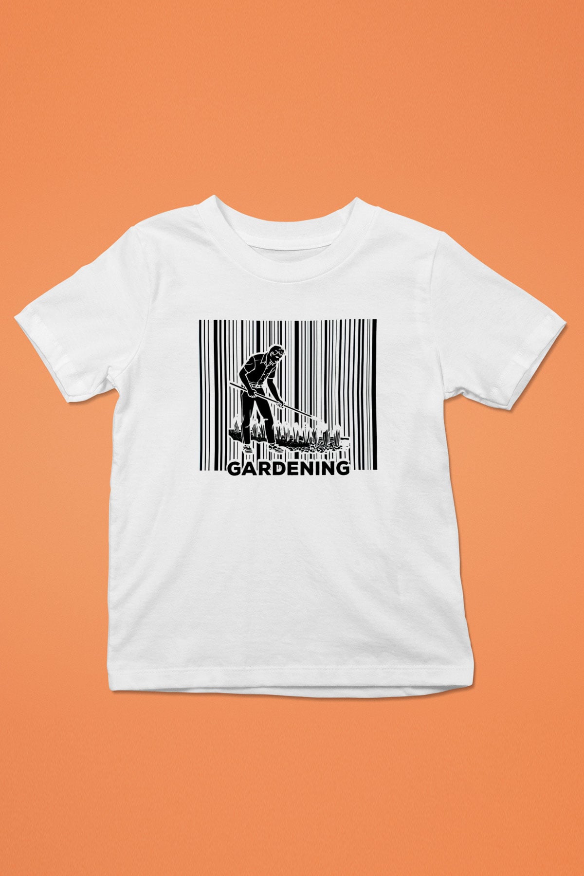Bahçıvan Beyaz Unisex Çocuk Tişört