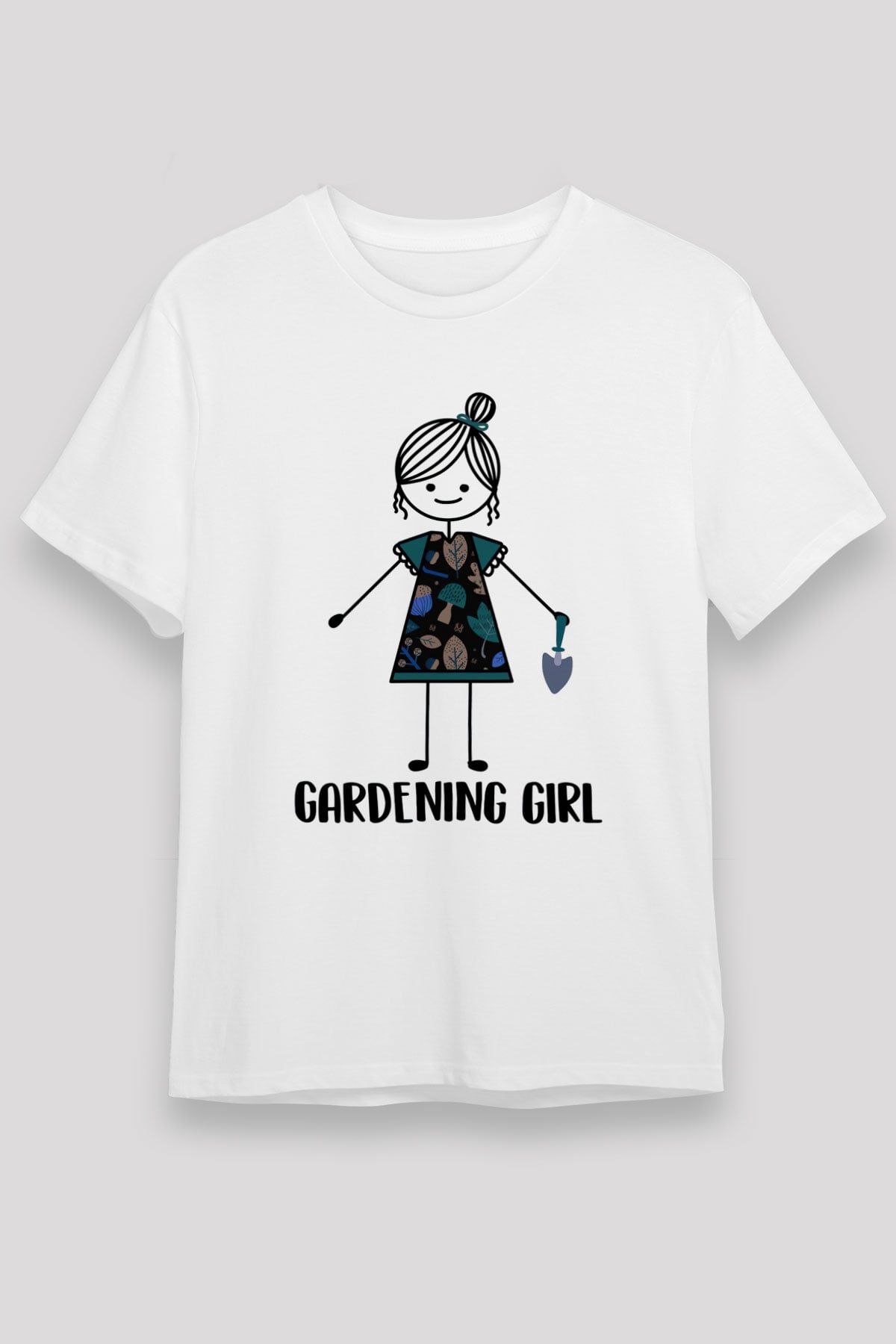 Bahçıvan Beyaz Unisex Tişört T-Shirt - TişörtFabrikası