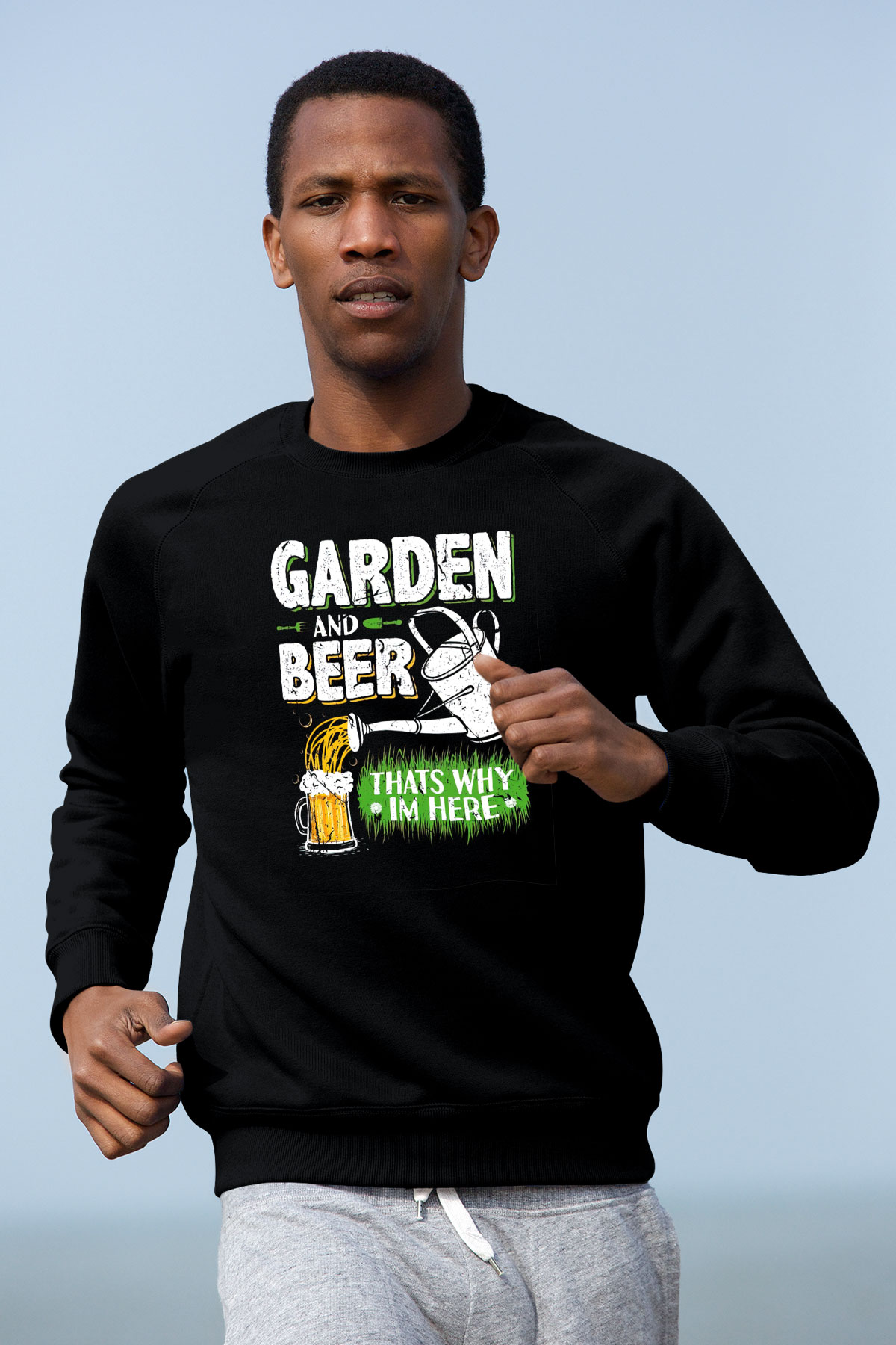 Bahçıvan Siyah Unisex Sweatshirt
