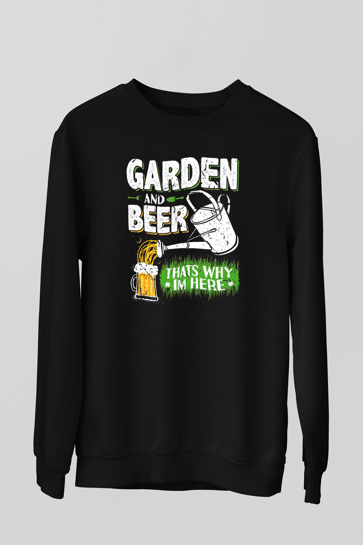 Bahçıvan Siyah Unisex Sweatshirt