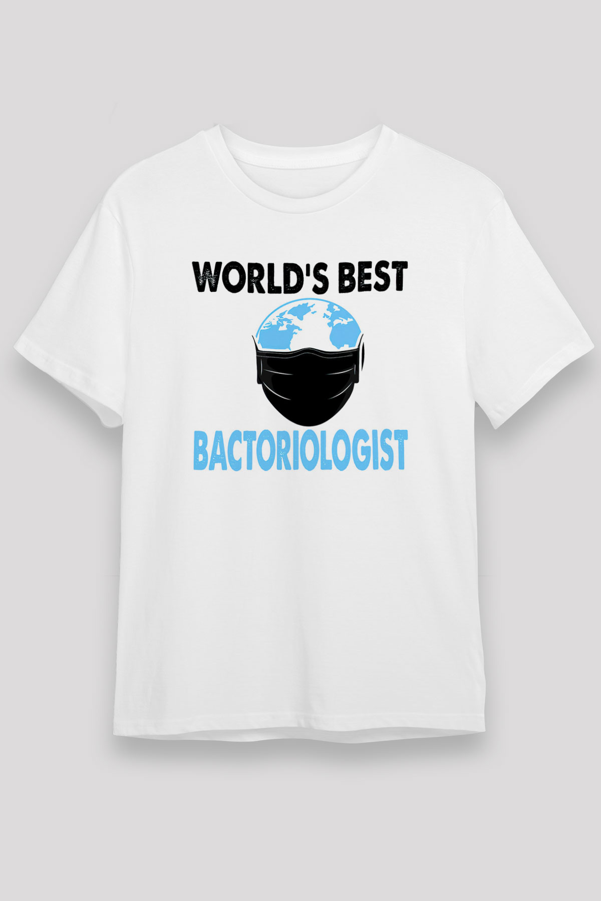 Bakteriyolog Beyaz Unisex Tişört T-Shirt - TişörtFabrikası