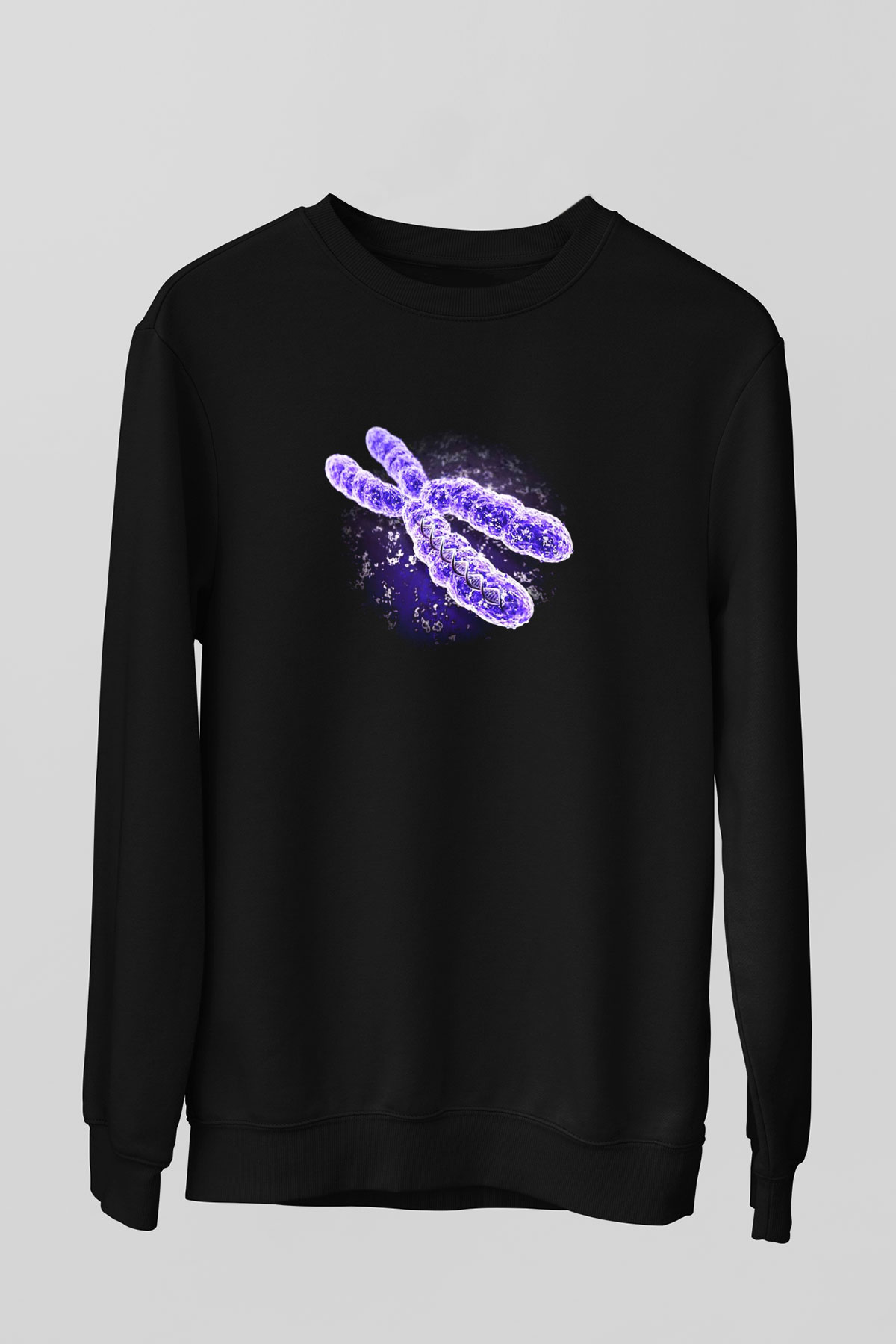 Bakteriyolog Siyah Unisex Sweatshirt