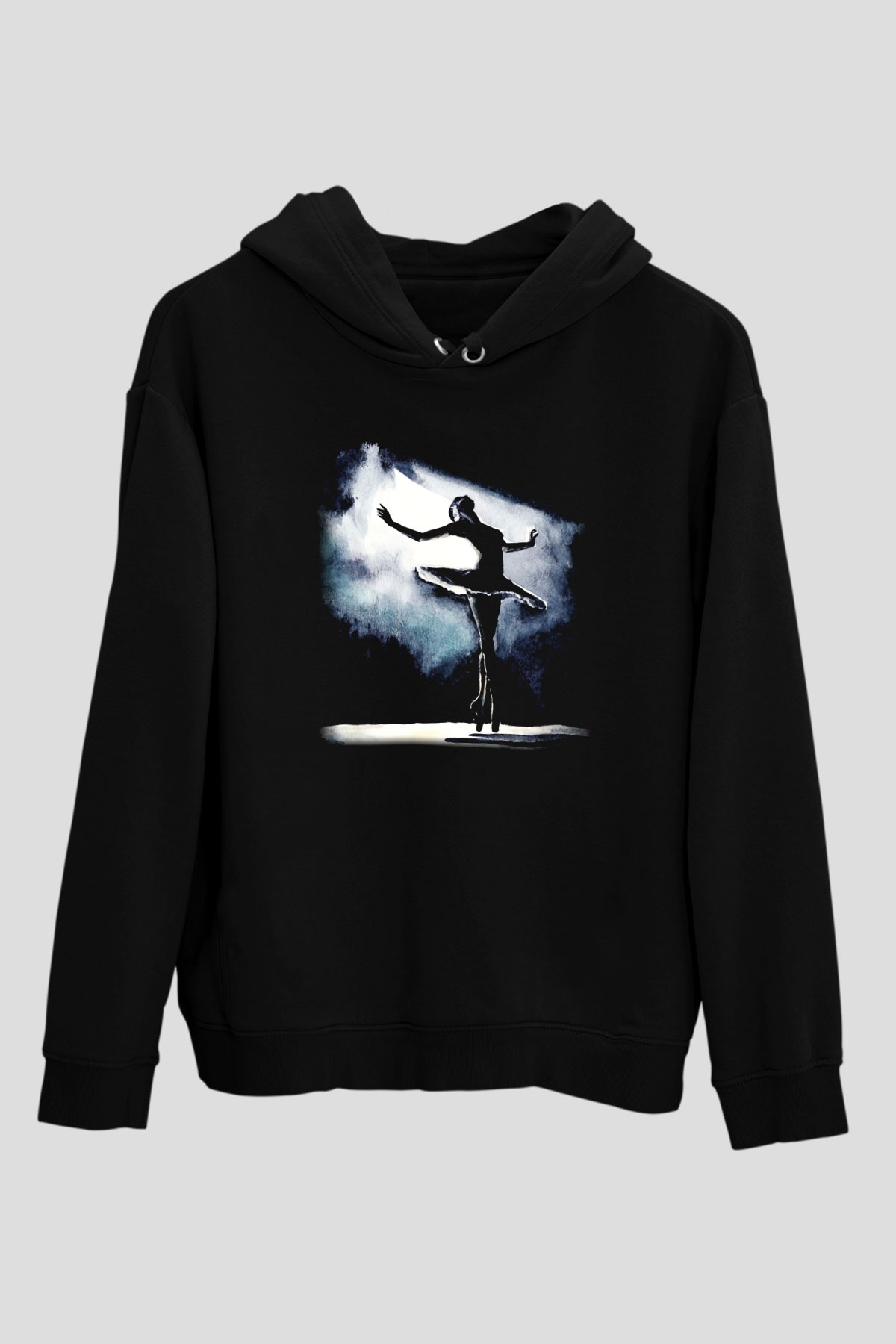 Bale Siyah Unisex Hoodie