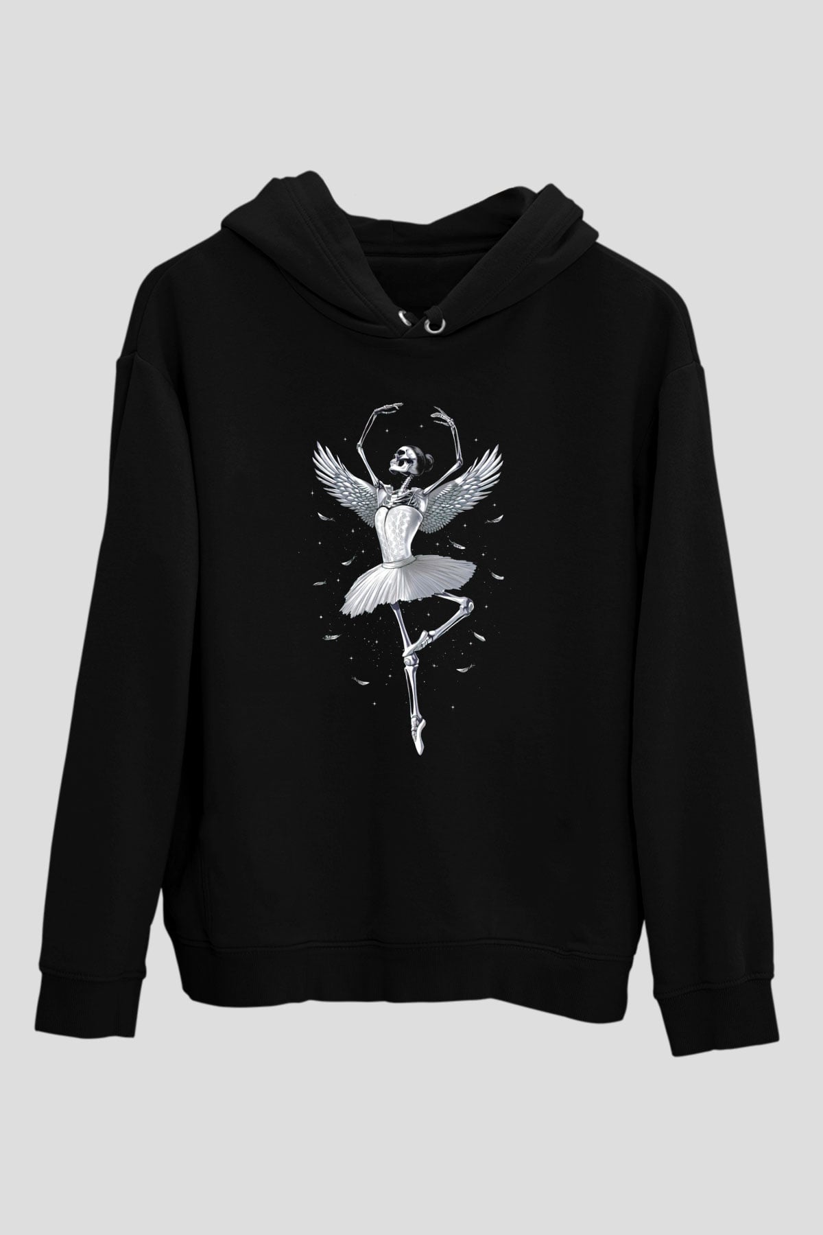 Bale Siyah Unisex Hoodie