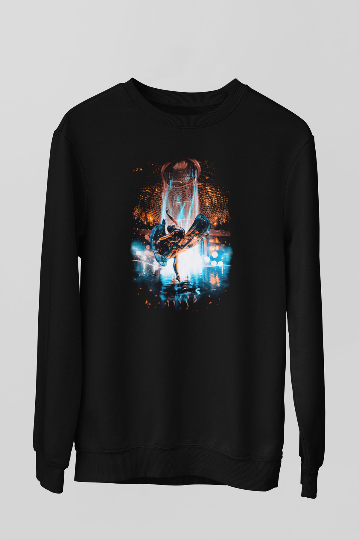 Bale Siyah Unisex Sweatshirt