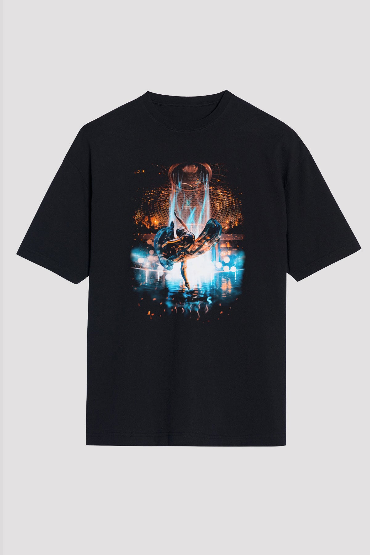 Bale Siyah Oversize Tişört Oversize T-shirt - TişörtFabrikası