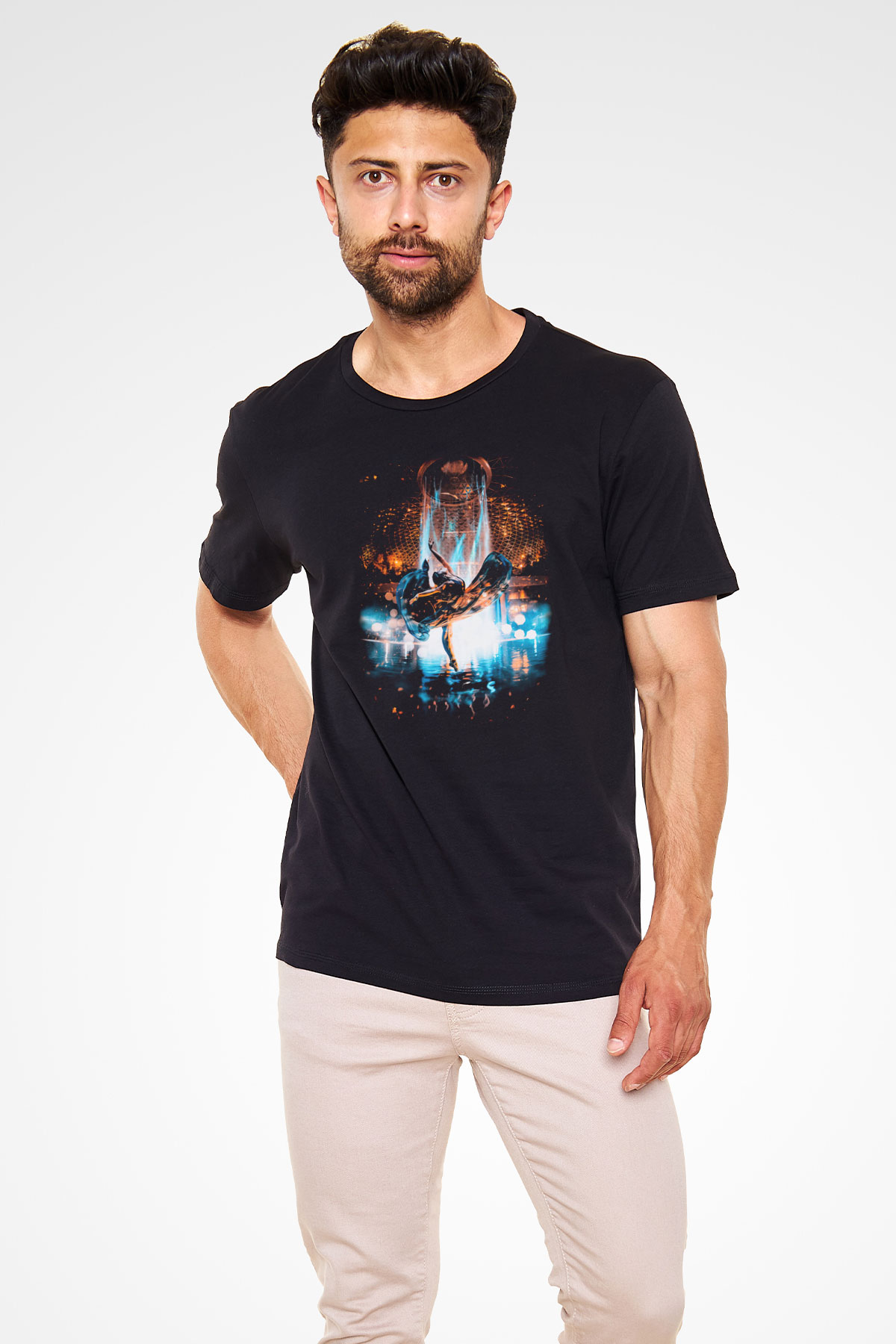 Bale Siyah Unisex Tişört T-Shirt - TişörtFabrikası