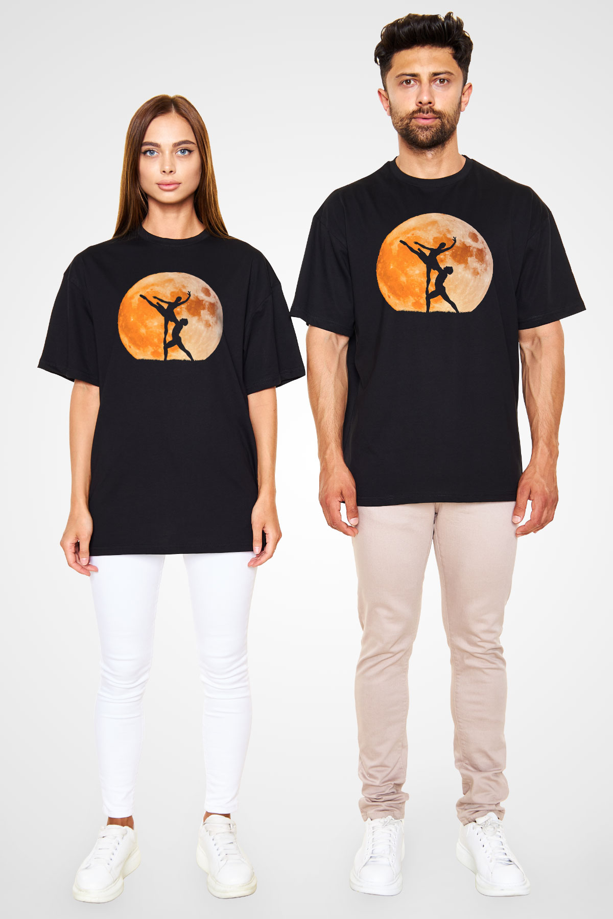 Bale Siyah Oversize Tişört Oversize T-shirt - TişörtFabrikası