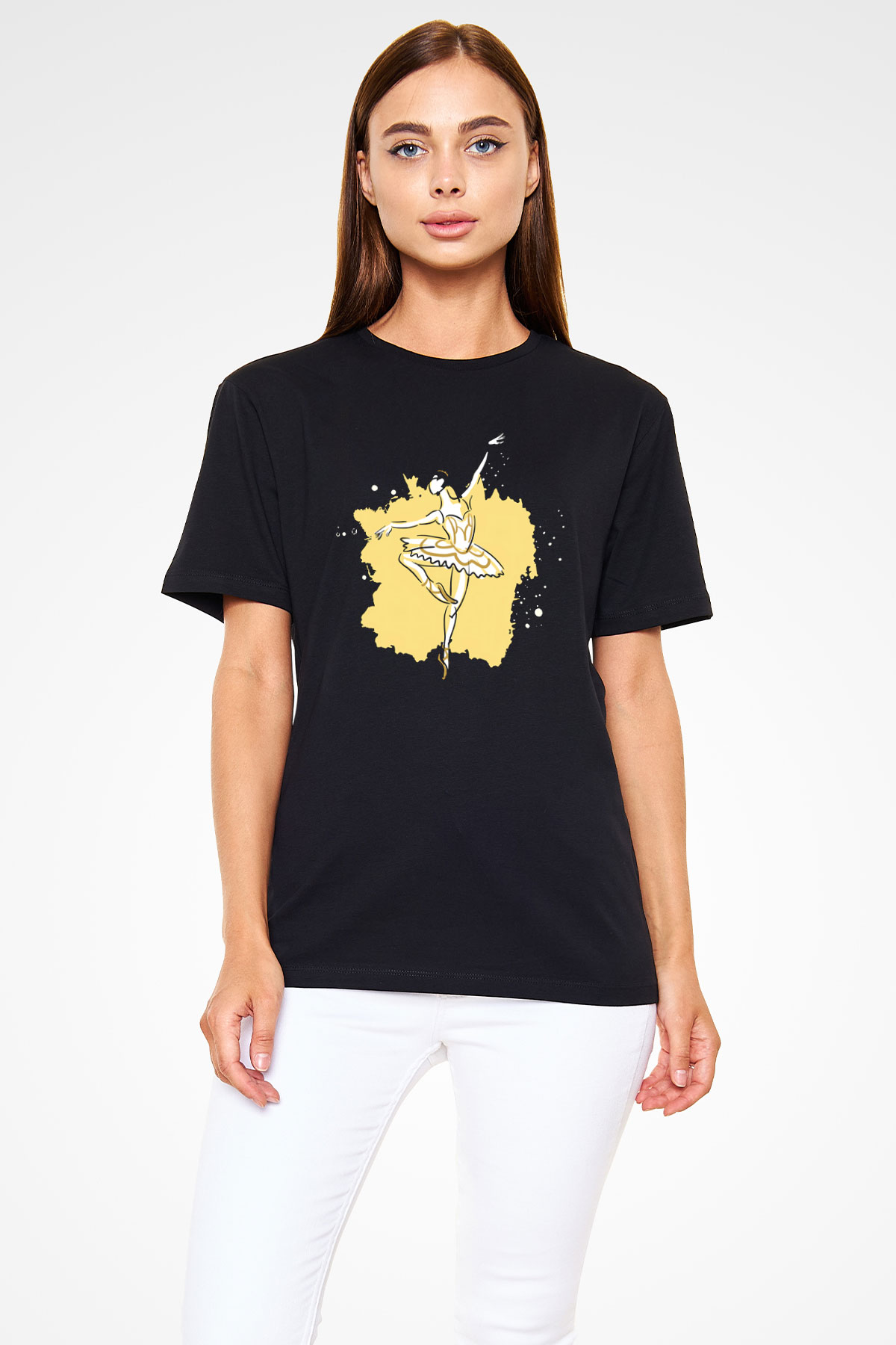 Bale Siyah Unisex Tişört T-Shirt - TişörtFabrikası