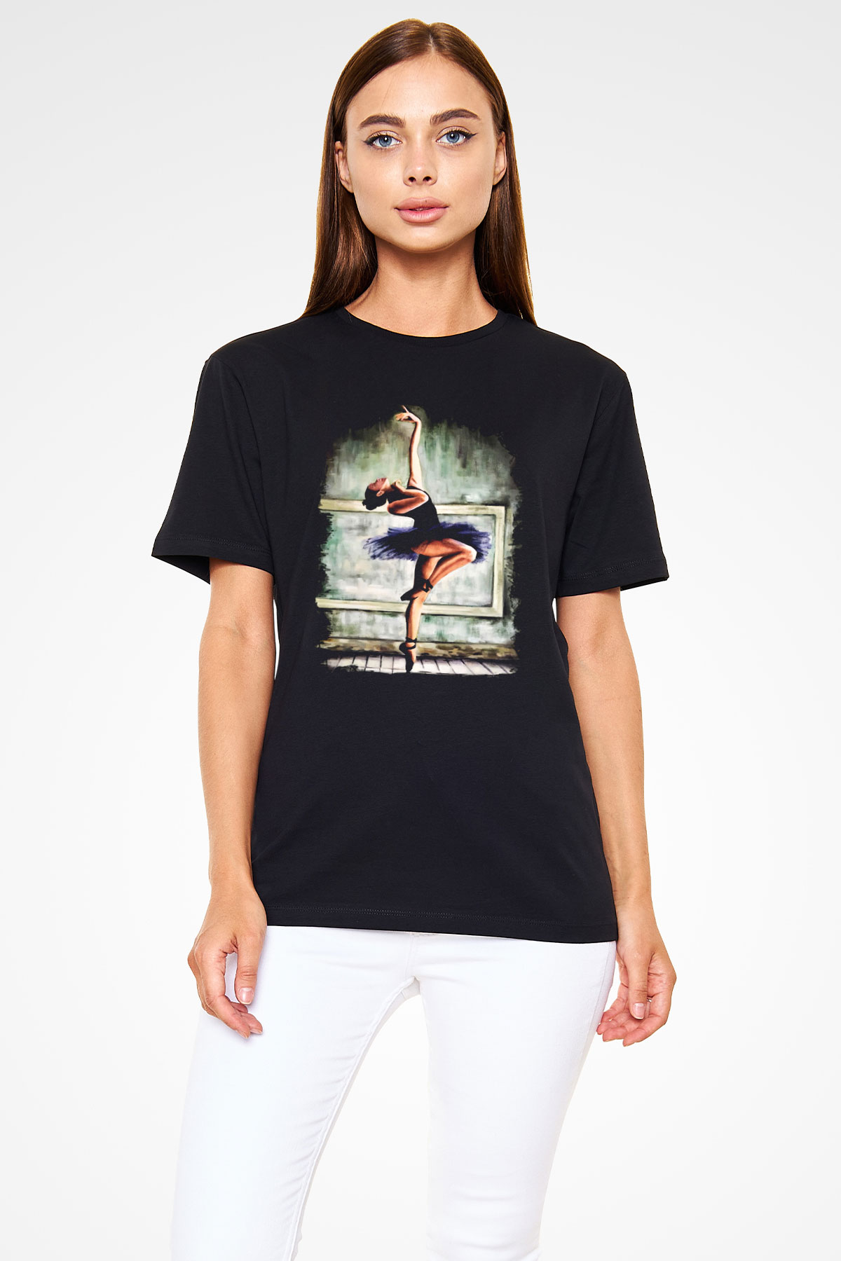 Bale Siyah Unisex Tişört T-Shirt - TişörtFabrikası