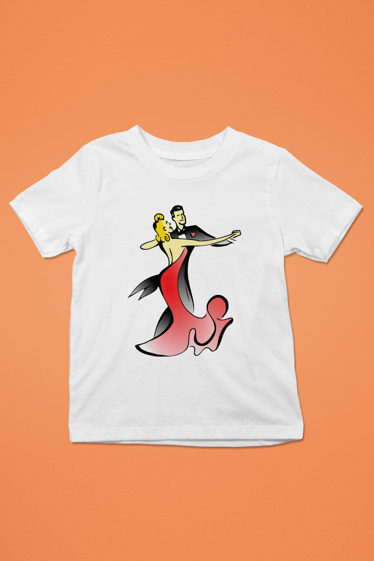 Balo Baskılı Beyaz Unisex Çocuk Tişört