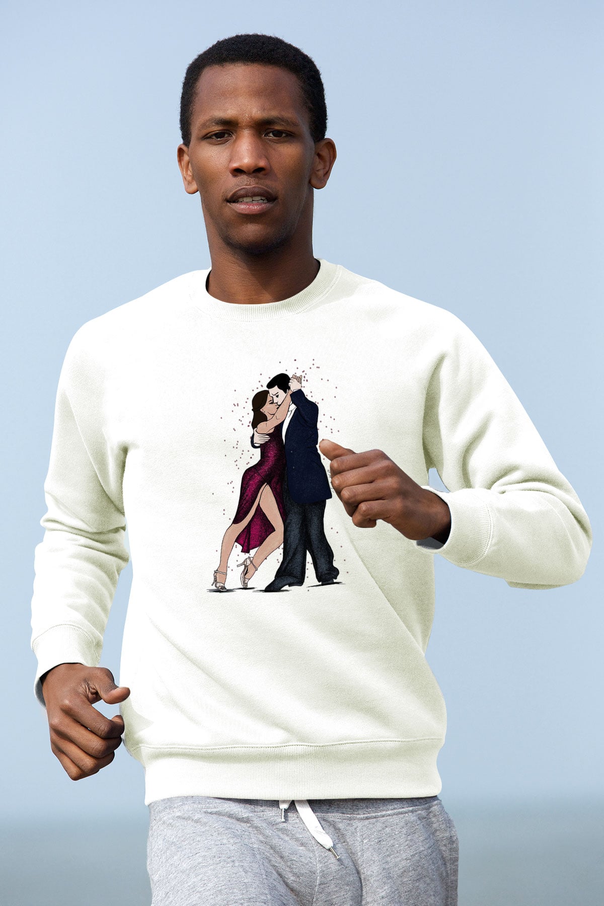 Balo Beyaz Unisex Sweatshirt