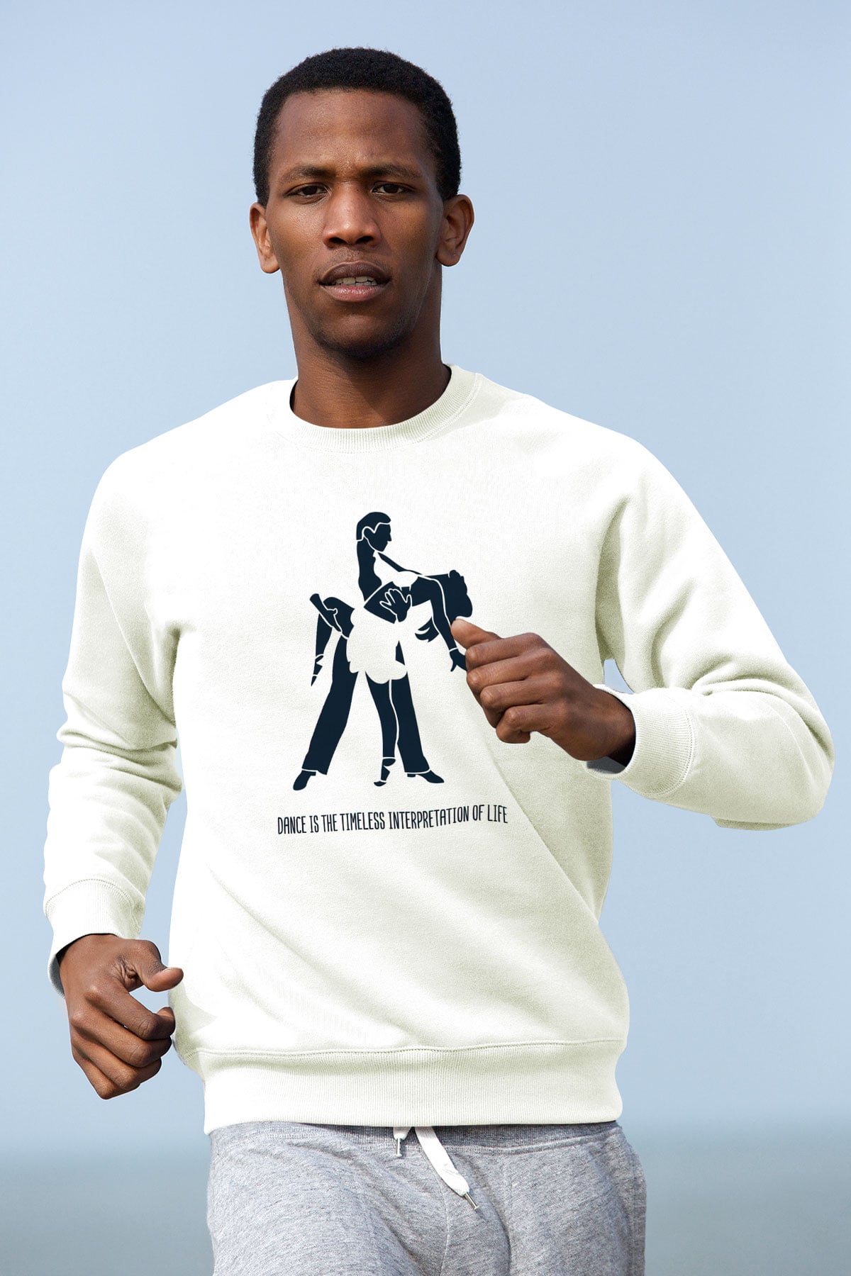 Balo Beyaz Unisex Sweatshirt