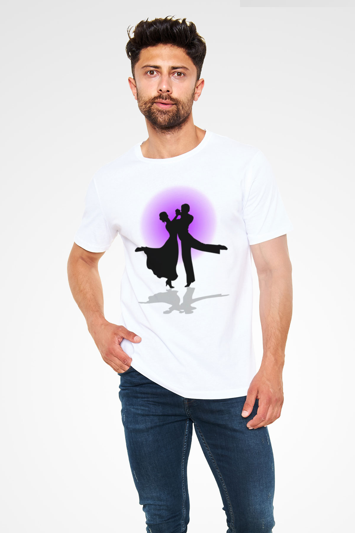 Balo Beyaz Unisex Tişört T-Shirt - TişörtFabrikası