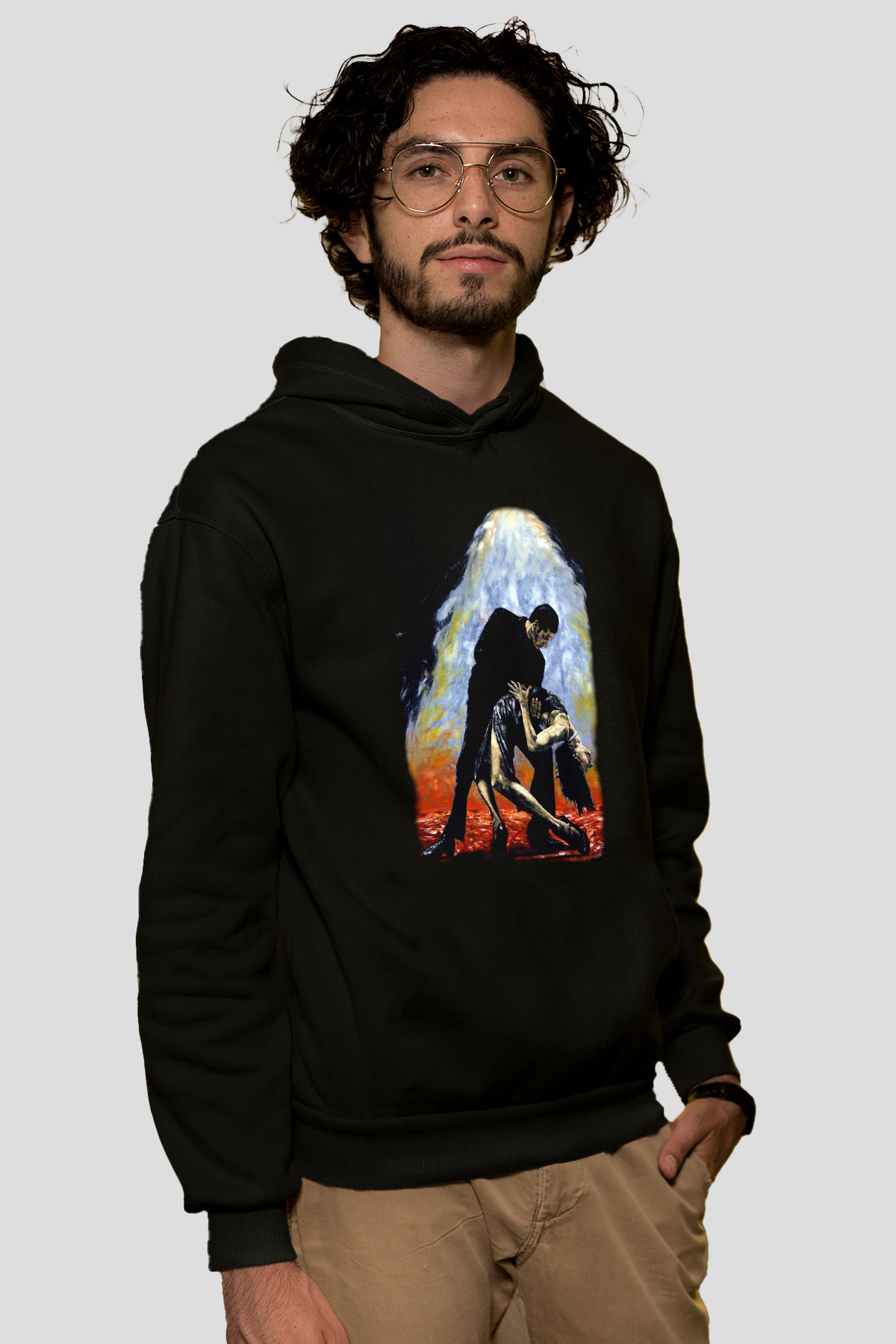 Balo Siyah Unisex Hoodie