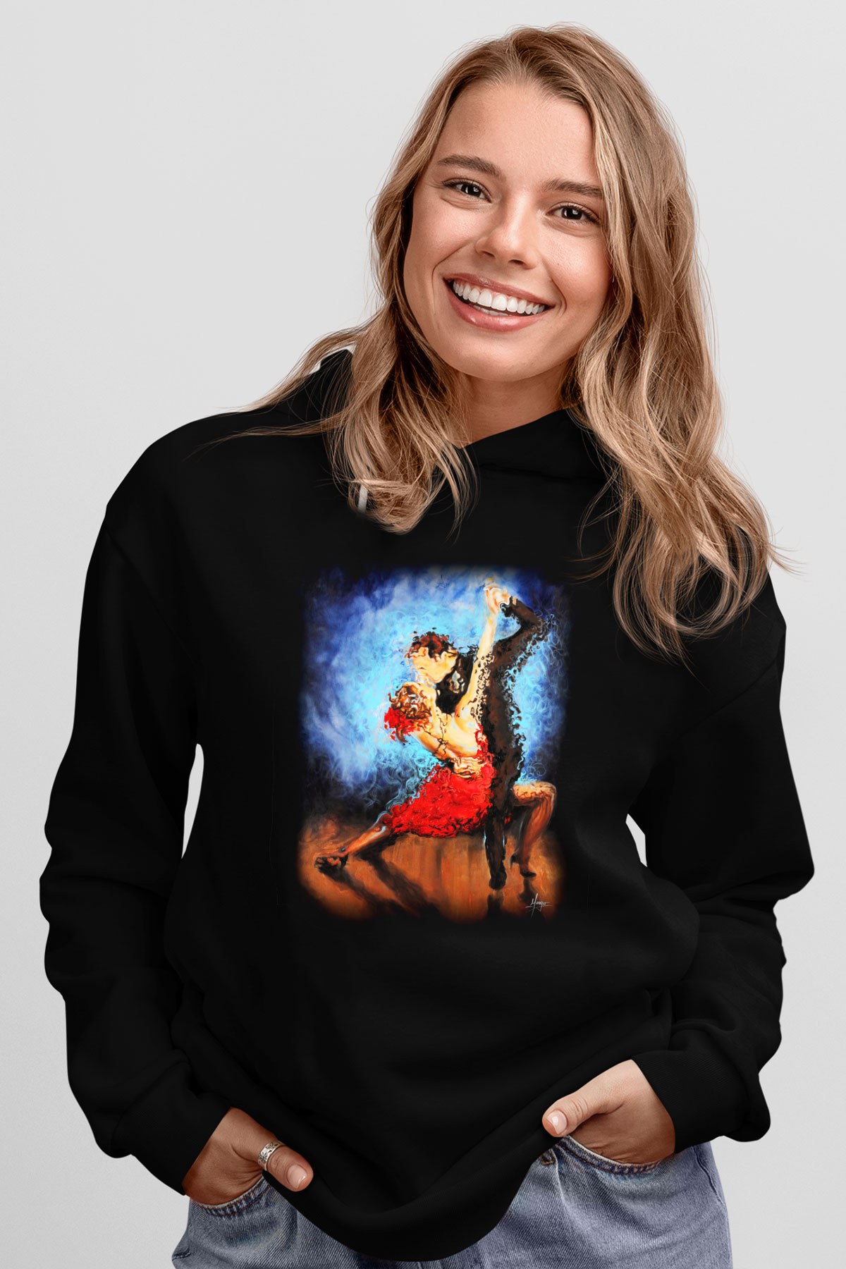 Balo Siyah Unisex Hoodie