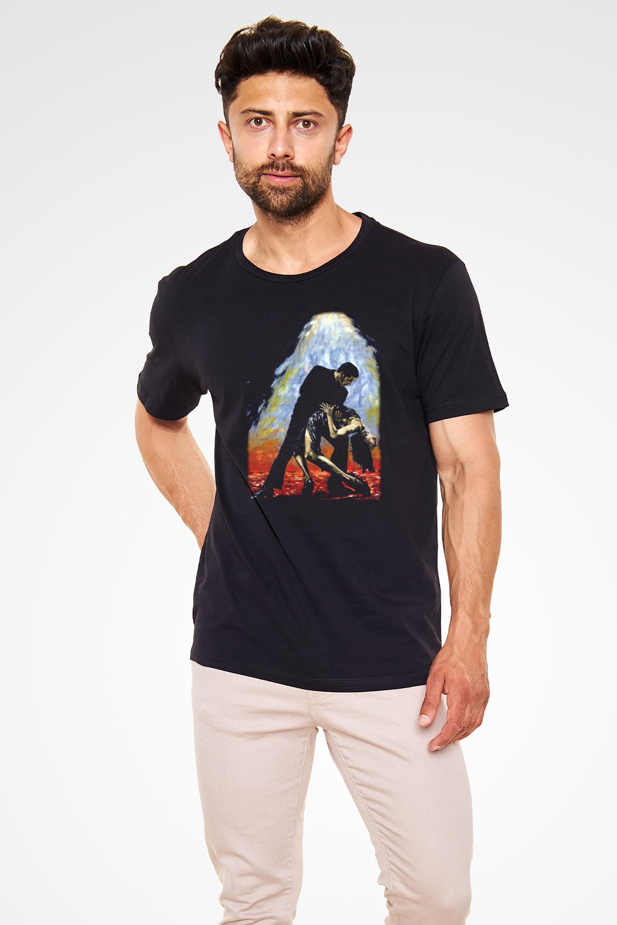 Balo Siyah Unisex Tişört T-Shirt - TişörtFabrikası