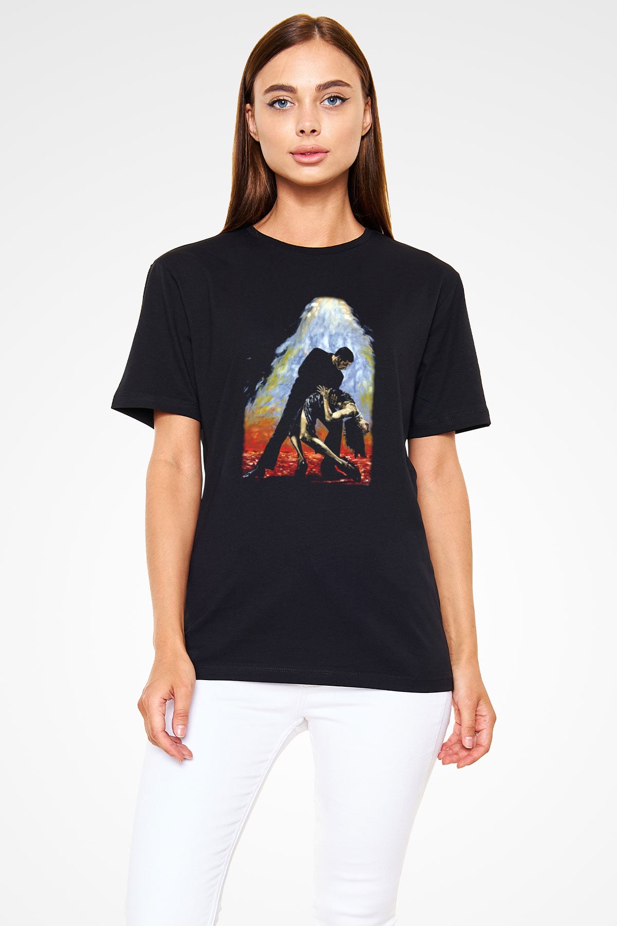 Balo Siyah Unisex Tişört T-Shirt - TişörtFabrikası