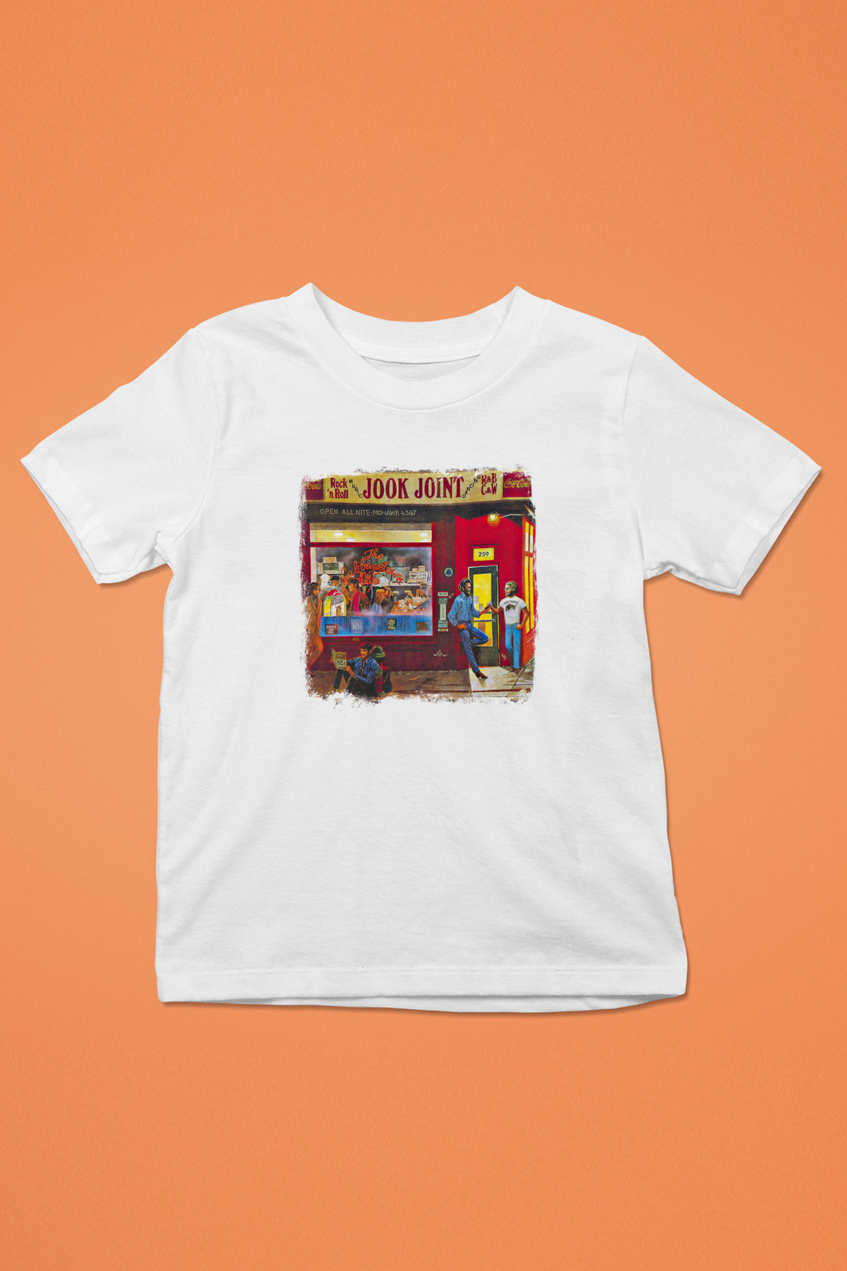 Band Baskılı Unisex Beyaz Çocuk Tişört