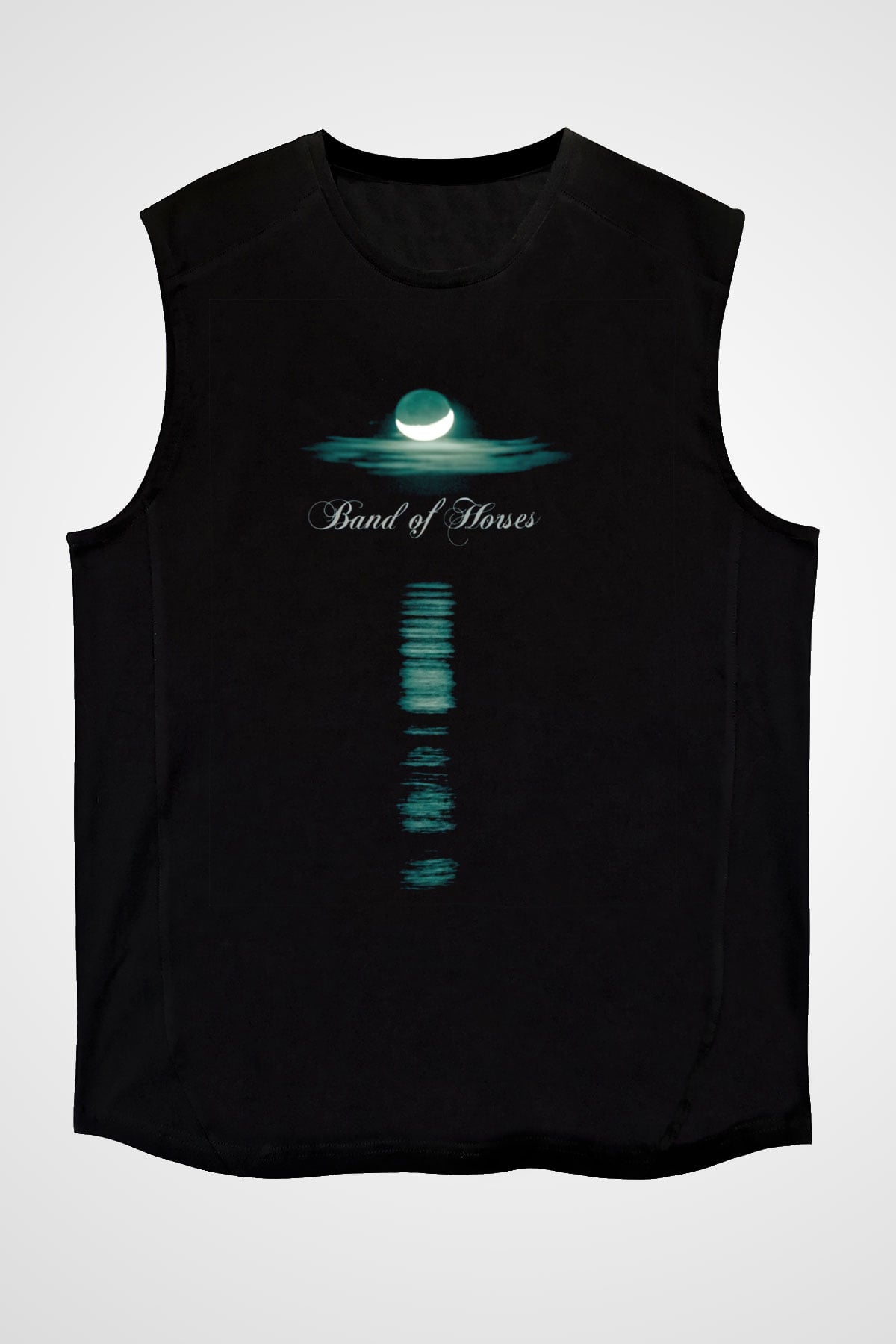Band of Horses Siyah Unisex Kolsuz Tişört