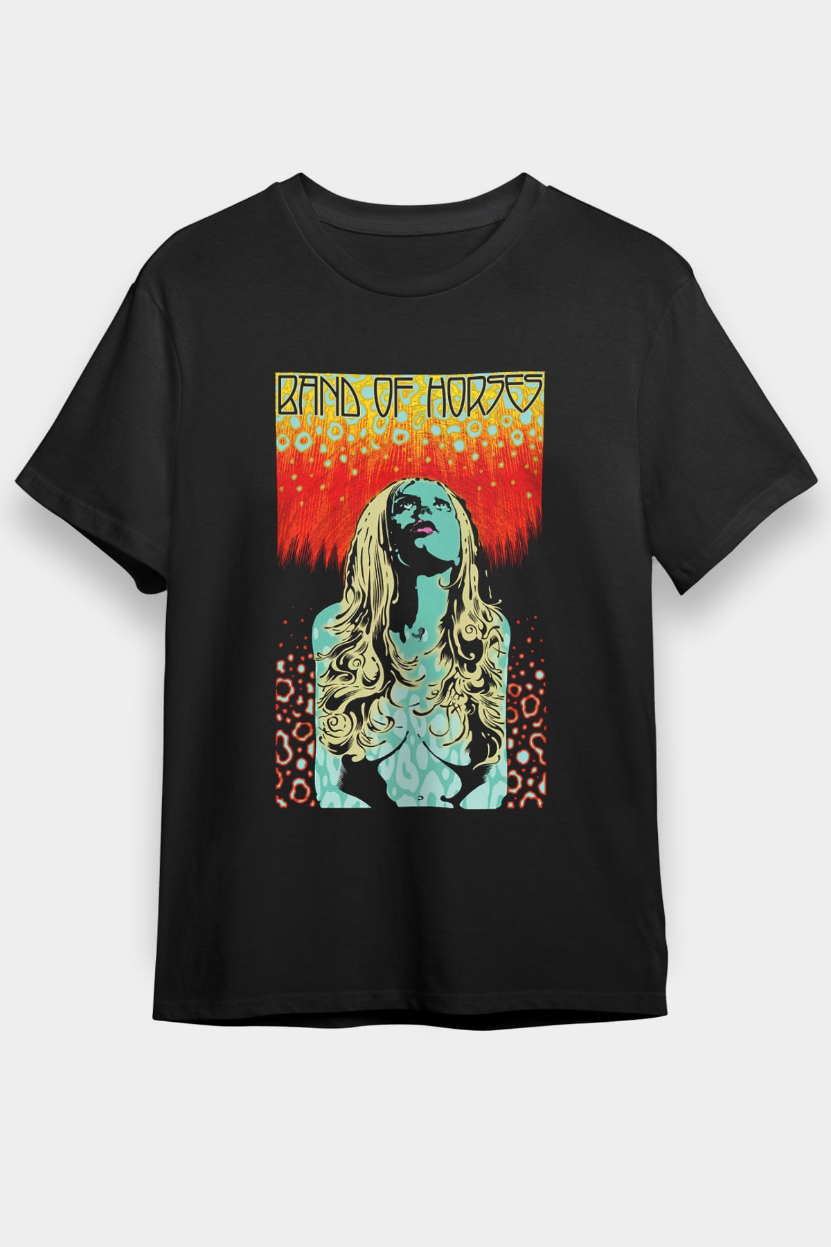 Band of Horses Siyah Unisex Tişört T-Shirt - TişörtFabrikası