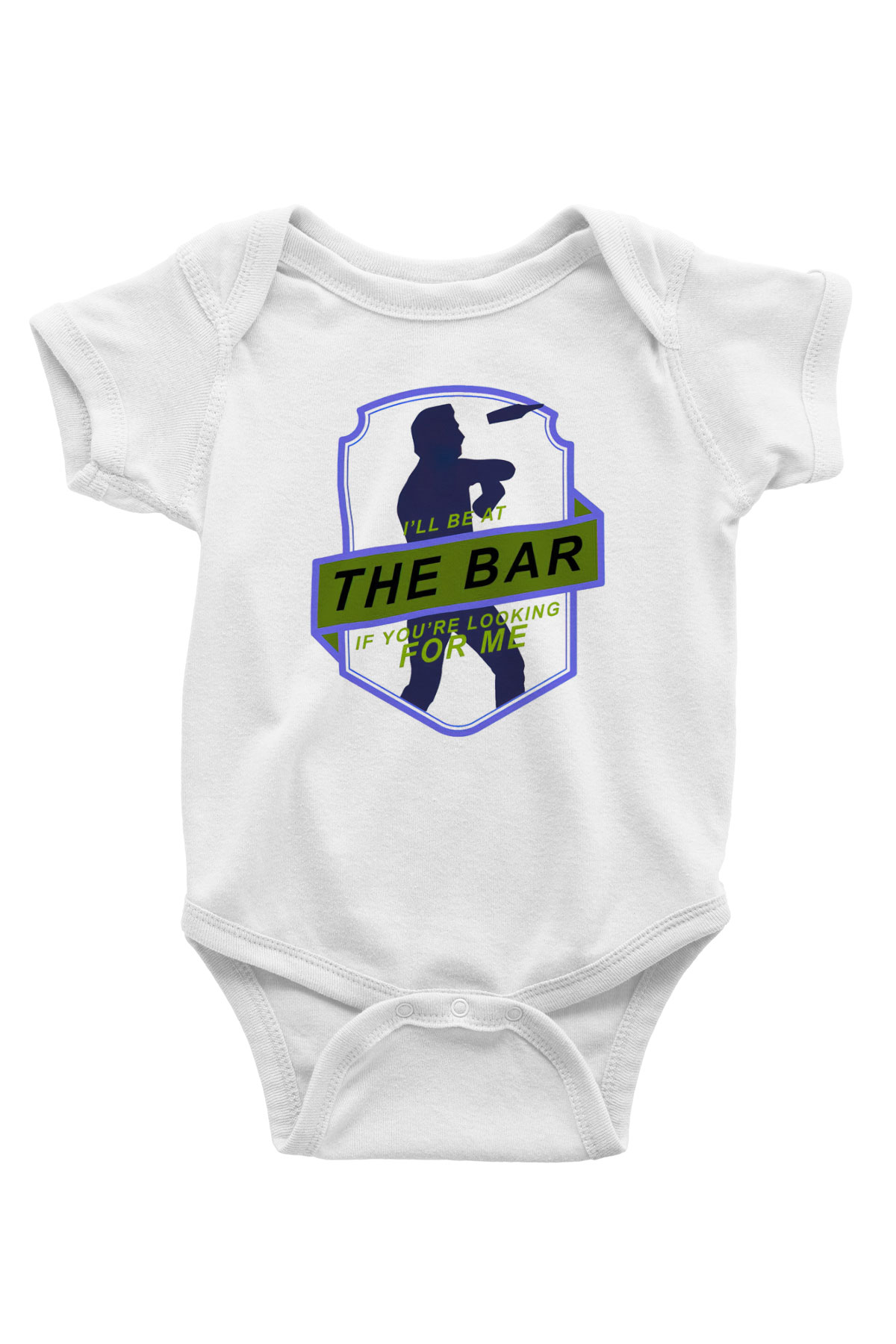 Barmen Beyaz Bebek Body - Zıbın