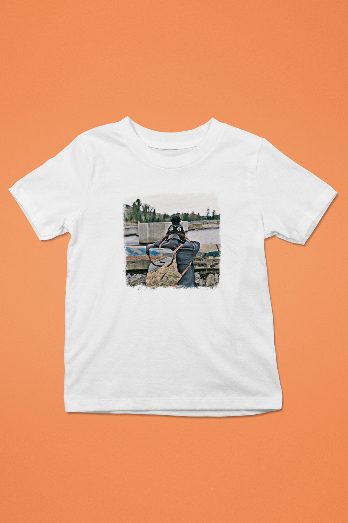 Basement Baskılı Unisex Beyaz Çocuk Tişört