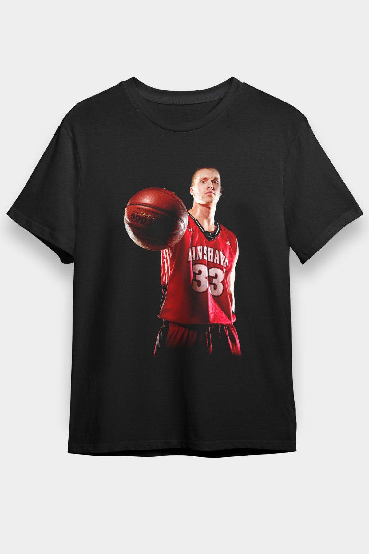 Basketbol Siyah Unisex Tişört T-Shirt - TişörtFabrikası
