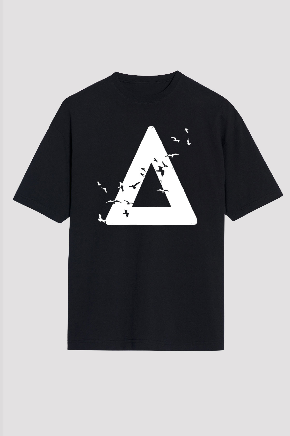 Bastille Siyah Unisex Oversize Tişört T-Shirt