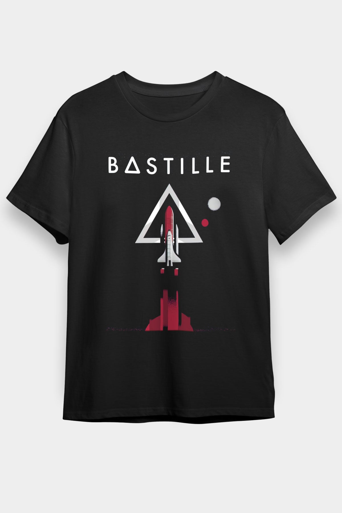 Bastille Siyah Unisex Tişört T-Shirt - TişörtFabrikası