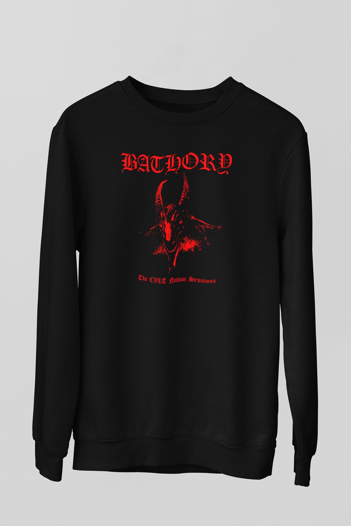 Bathory Siyah Unisex Sweatshirt