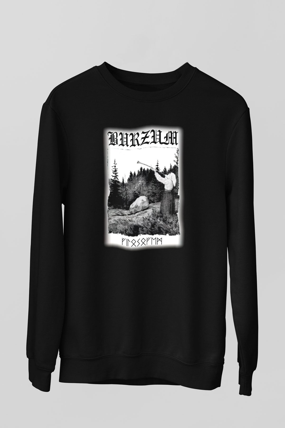 Bathory Siyah Unisex Sweatshirt