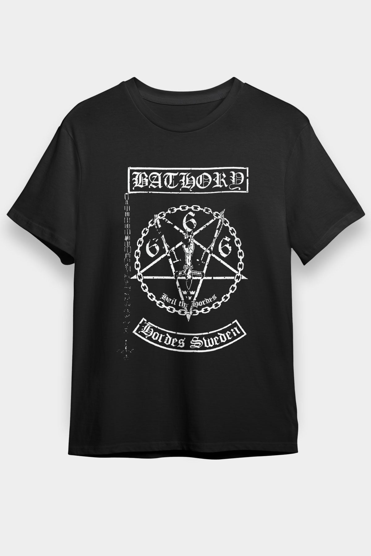 Bathory Siyah Unisex Tişört T-Shirt - TişörtFabrikası