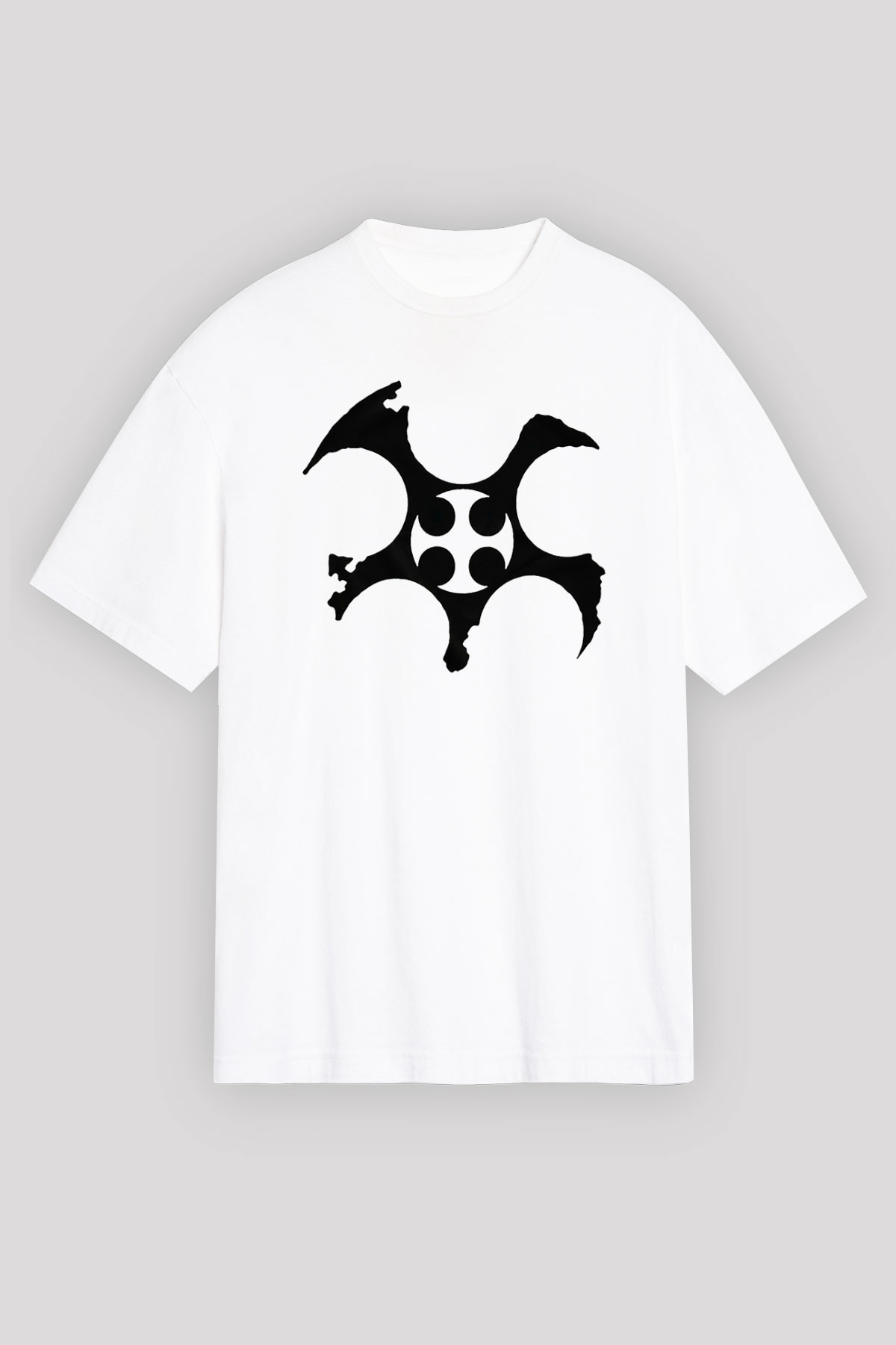 Battlecross Beyaz Oversize Tişört Oversize T-shirt - TişörtFabrikası
