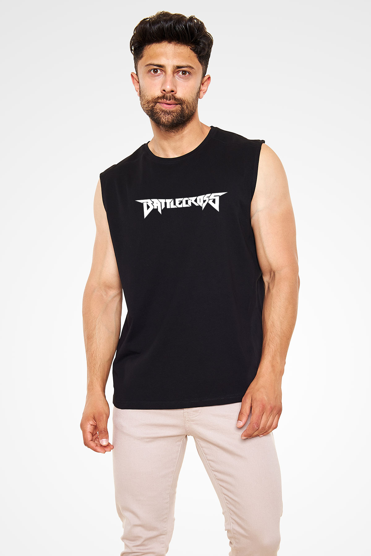 Battlecross Siyah Unisex Kolsuz Tişört