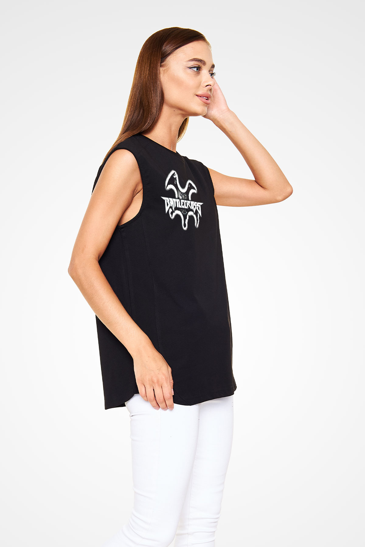 Battlecross Siyah Unisex Kolsuz Tişört