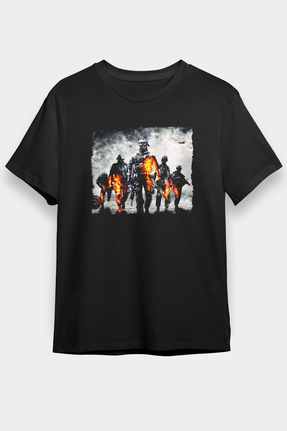 Battlefield Siyah Unisex Tişört T-Shirt