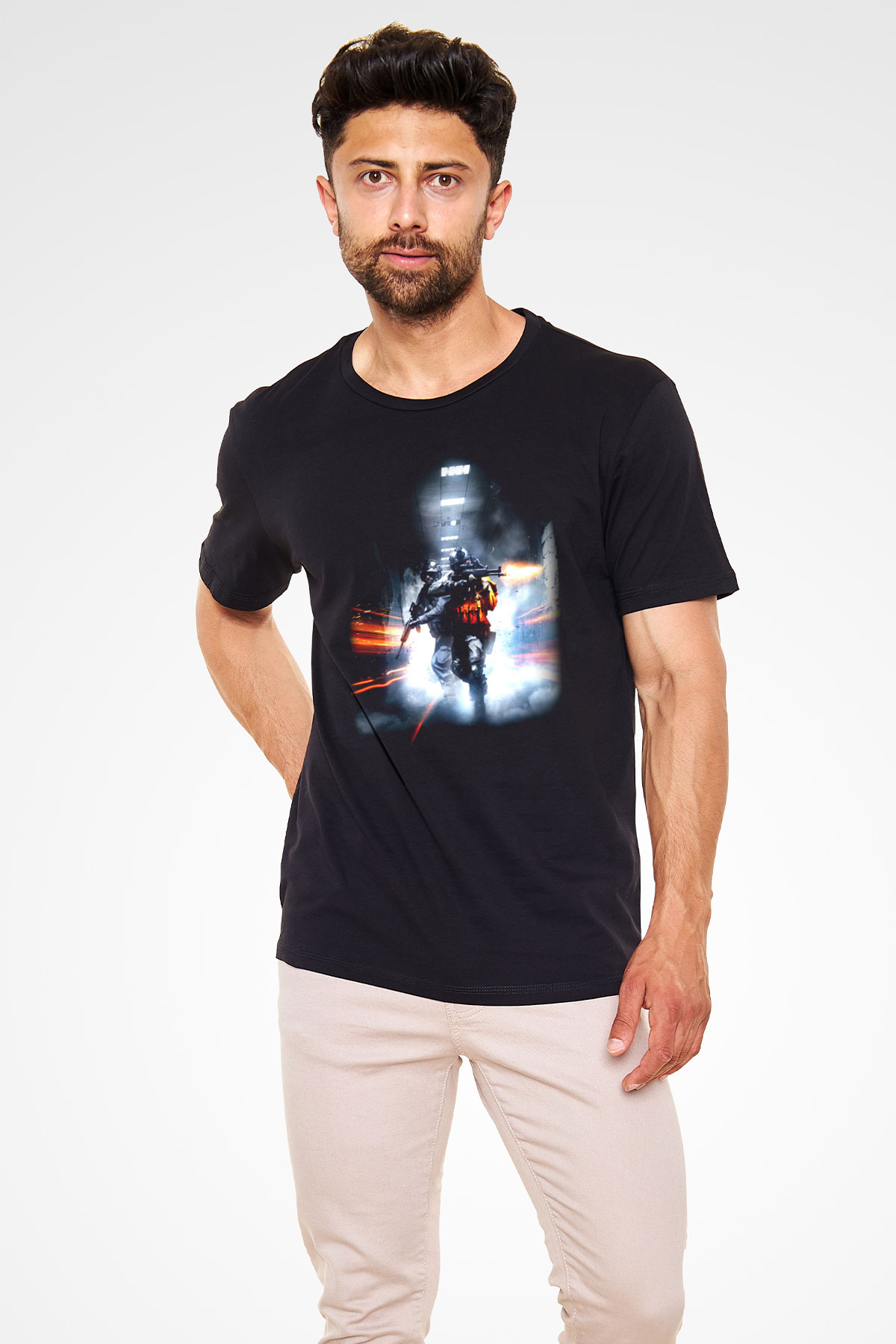 Battlefield Siyah Unisex Tişört T-Shirt
