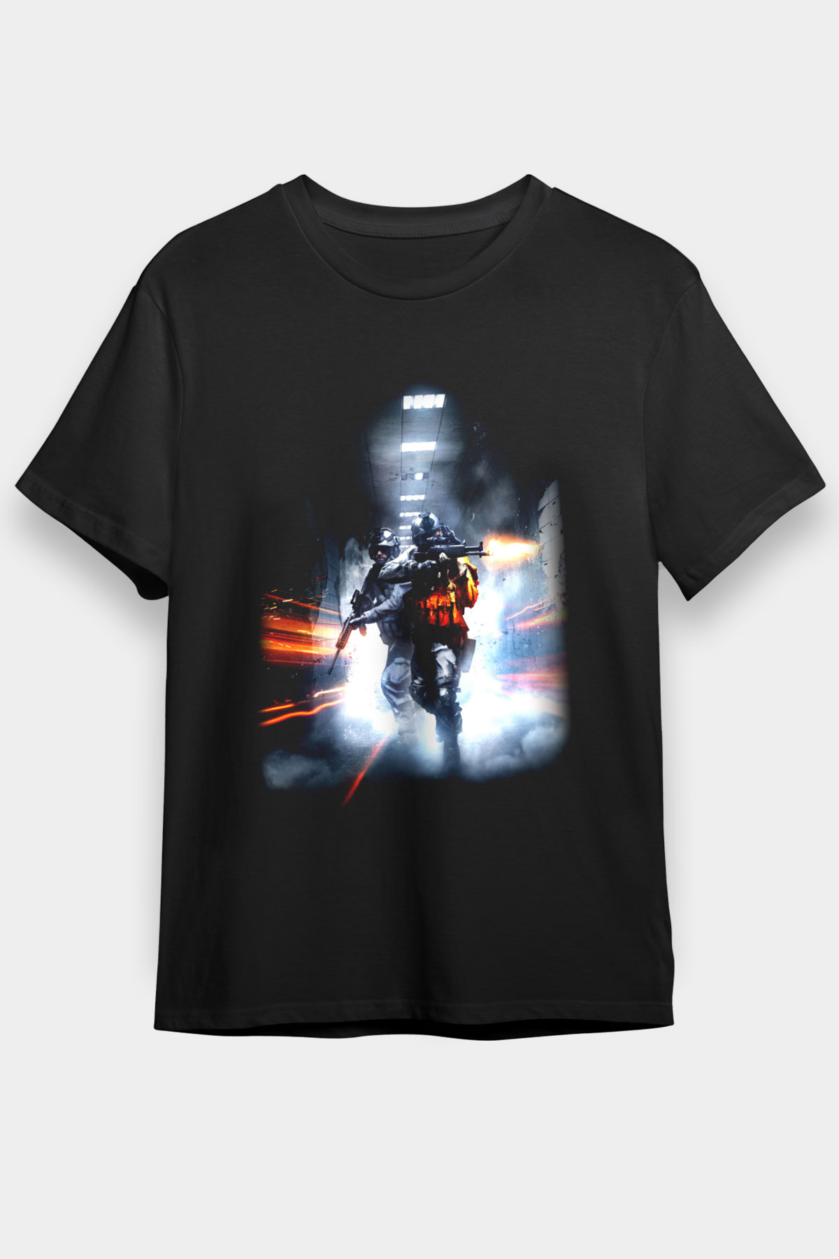 Battlefield Siyah Unisex Tişört T-Shirt