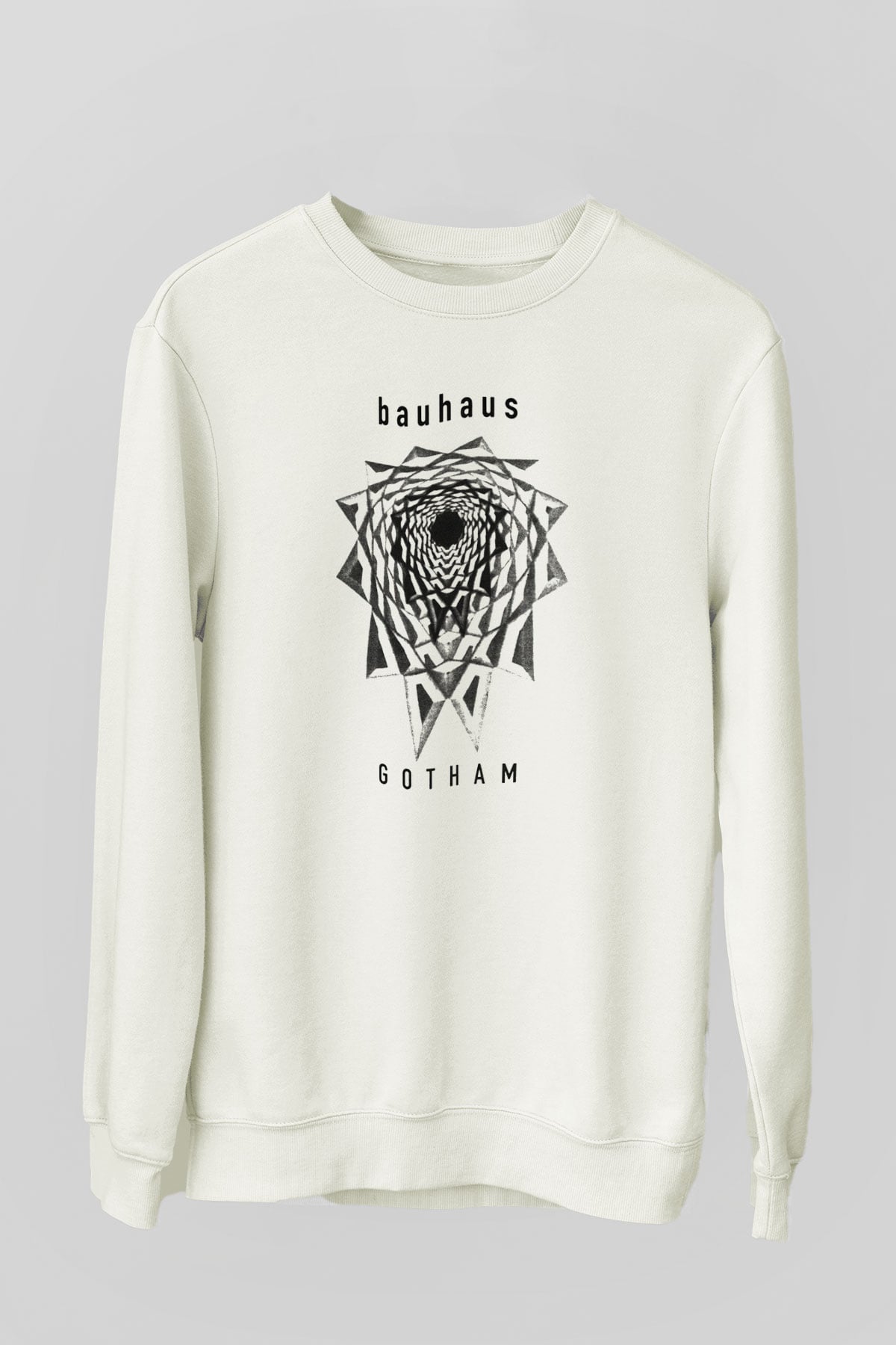 Bauhaus Beyaz Unisex Sweatshirt