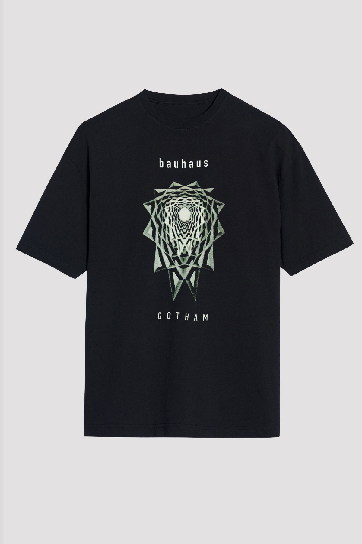 Bauhaus Siyah Unisex Oversize Tişört T-Shirt