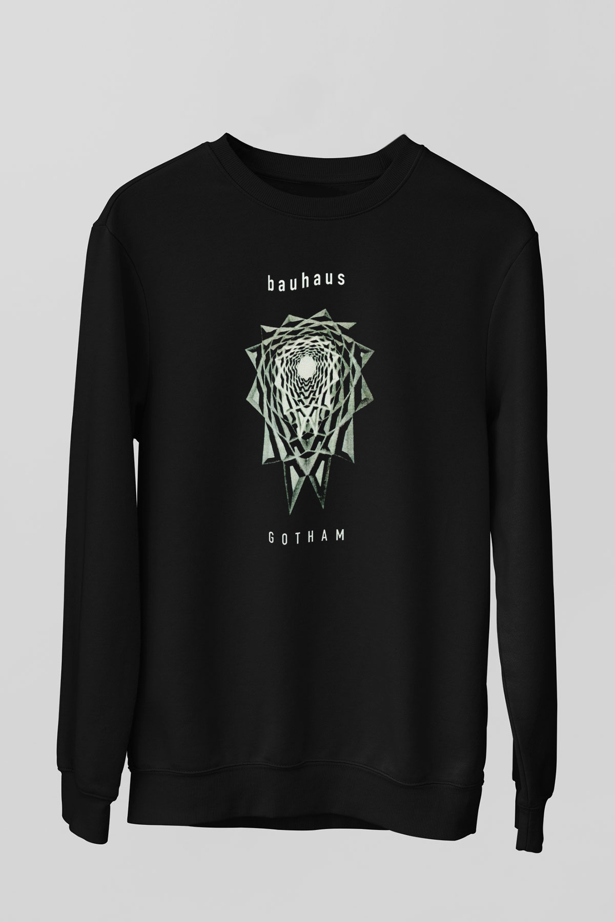 Bauhaus Siyah Unisex Sweatshirt