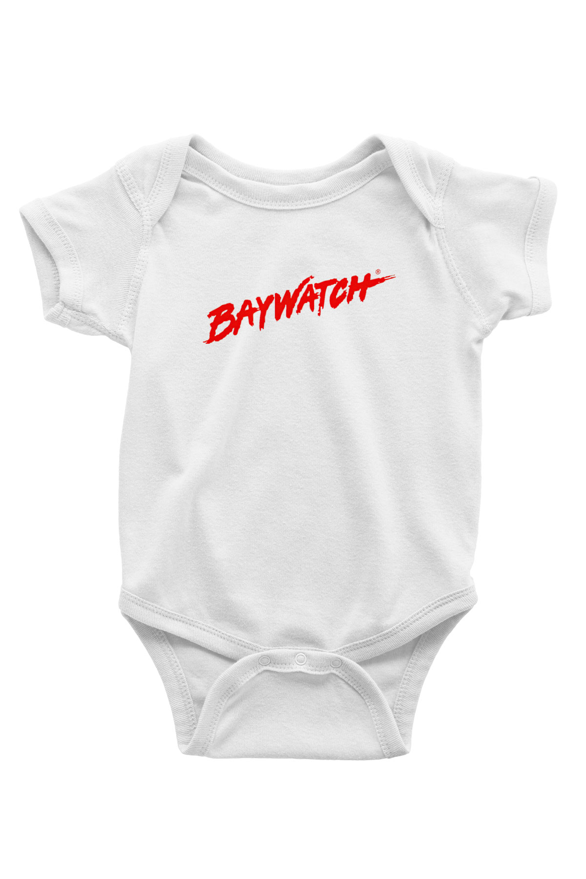 Baywatch Beyaz Bebek Body - Zıbın