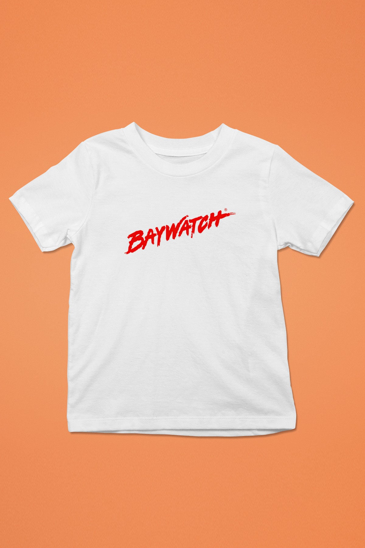 Baywatch Beyaz Unisex Çocuk Tişört