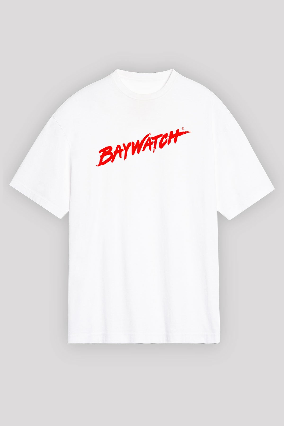 Baywatch Beyaz Oversize Tişört Oversize T-shirt