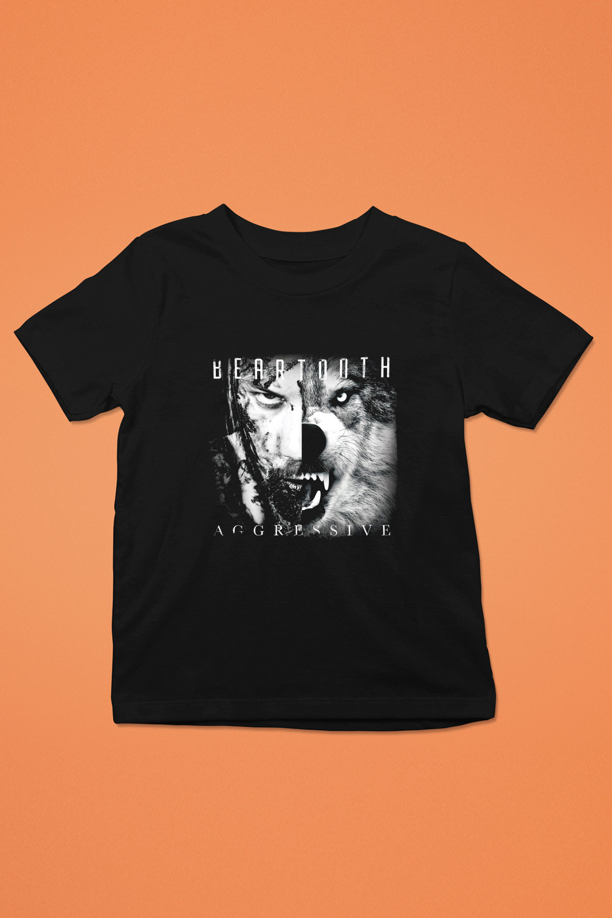 Beartooth Baskılı Unisex Siyah Çocuk Tişört