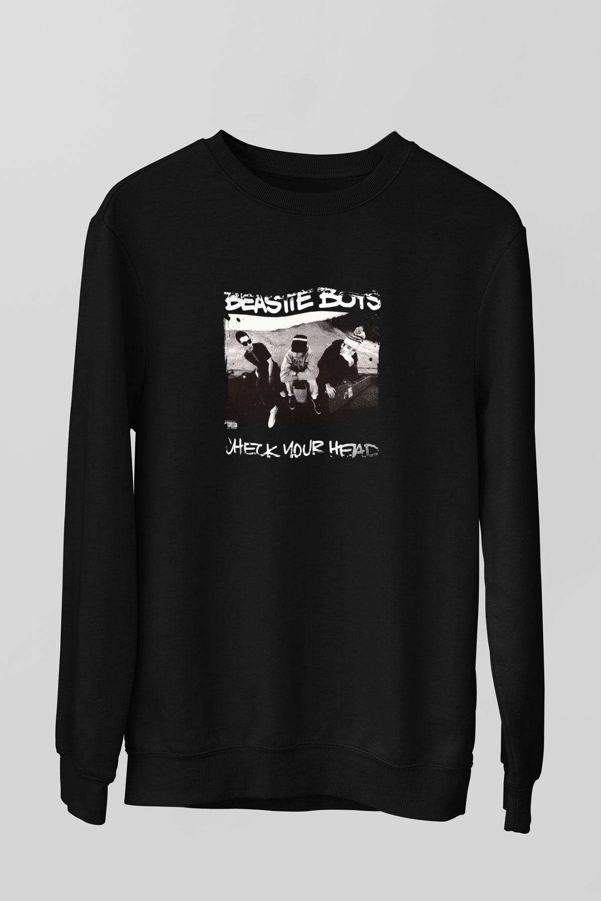 Beastie Boys Baskılı Unisex Siyah Sweatshirt