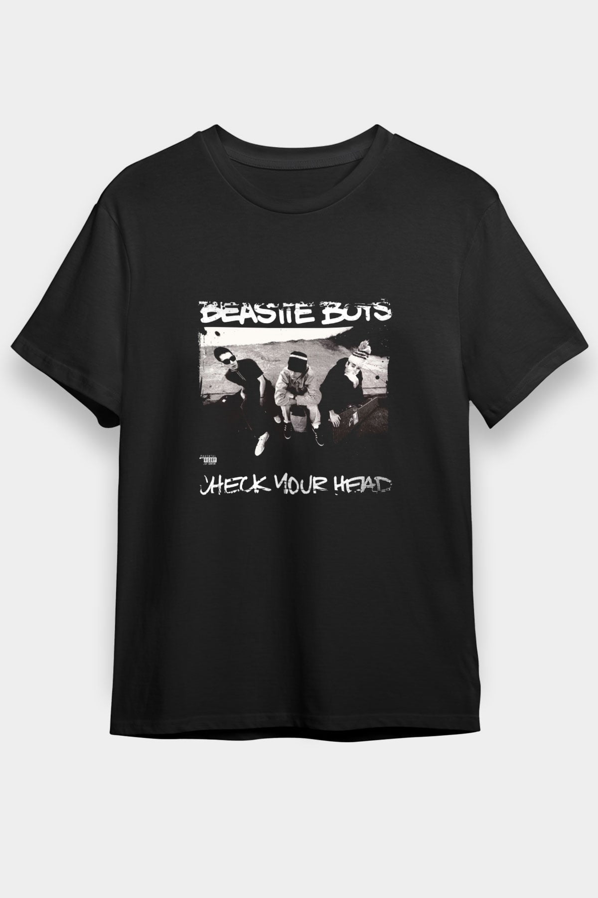 Beastie Boys Baskılı Unisex Siyah Tişört