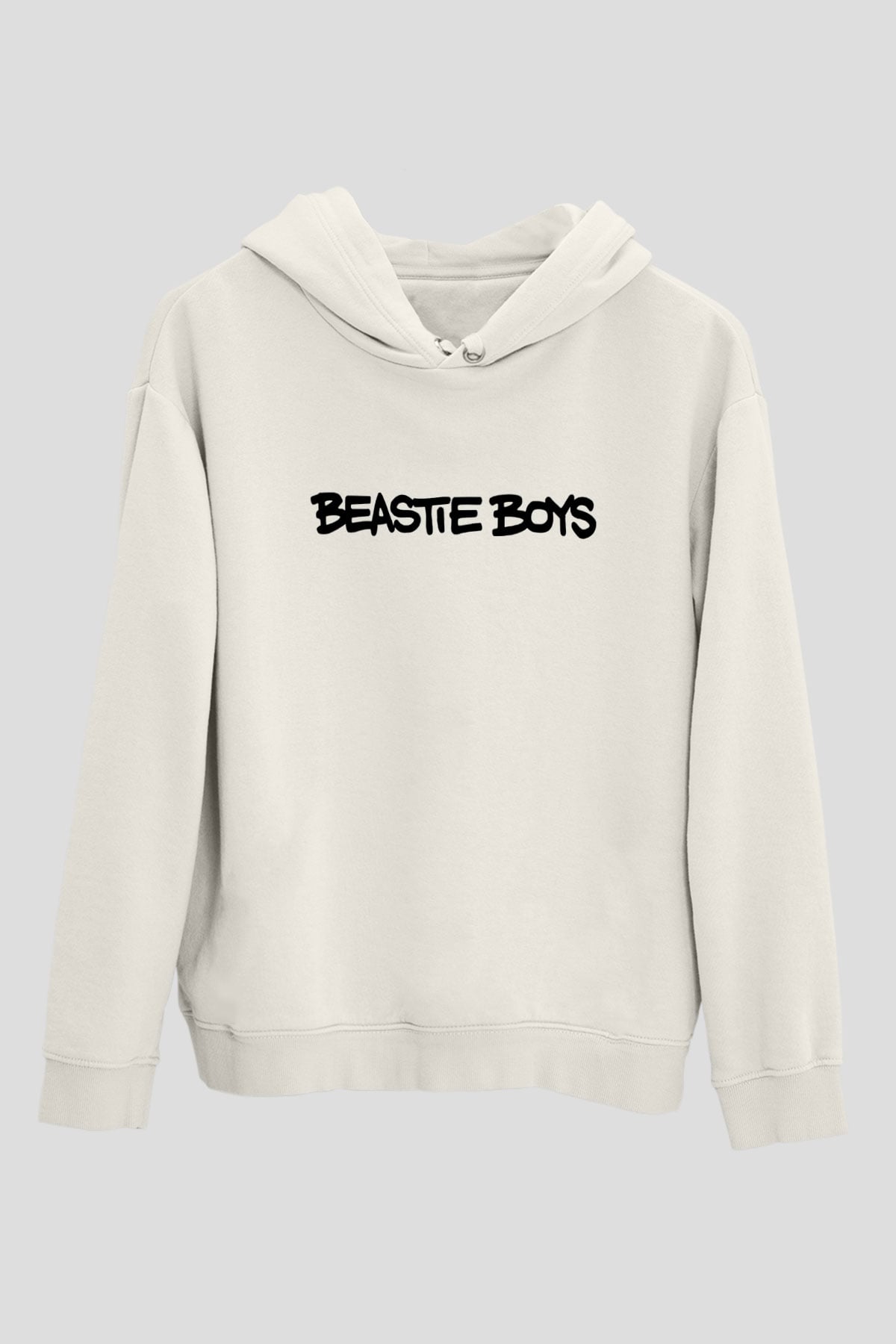 Beastie Boys Beyaz Unisex Kapşonlu Sweatshirt