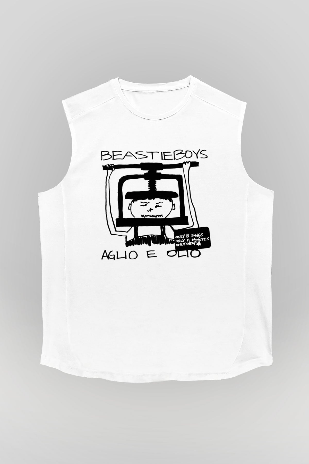 Beastie Boys Beyaz Unisex Kolsuz Tişört